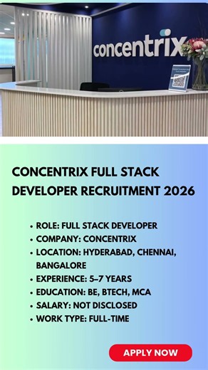 Concentrix Full Stack Developer Recruitment 2026 | Link in Description #concentrixjobs