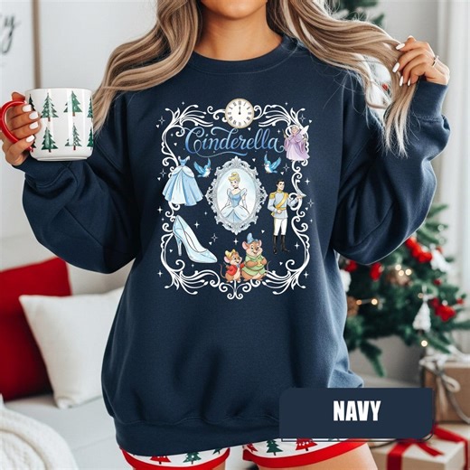 Princess Cinderella Sweatshirt, Disney Princess Shirt, Disneyland Vacation Shirt, Watercolor Coquette Bow Shirt, Magic Kingdom Girls Trip - Etsy