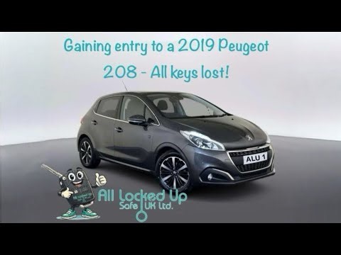 The Autolocksmith diaries: gaining entry on an all keys lost, 2019 Peugeot 208!