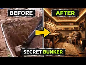 He Built a Luxury Hidden Bunker in His Backyard | Start to Finish