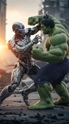 Cyborg vs Hulk #dreamscreenai
