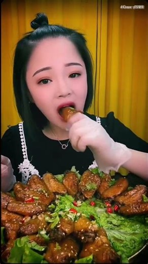 Soft & Juicy Chicken Wings ASMR 🍗✨ | Relaxing Eating Sounds 😌🎧