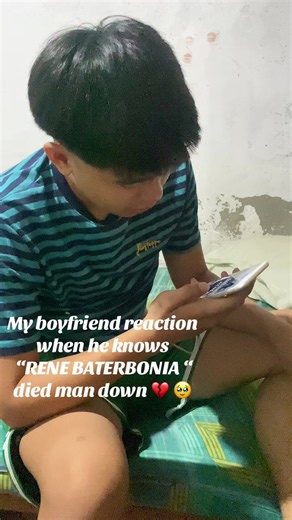 Boyfriend's Reaction to Rene Baterbonia's Death — Emotional Real Moment