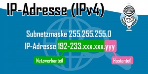 IP-Adresse ermitteln, verbergen, orten   Aufbau von IP-Adressen
