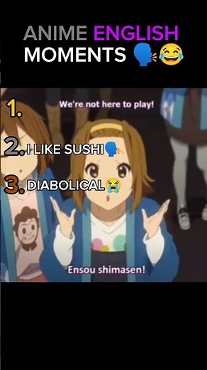 Ranking Anime Funniest English Moments🗣️⁉️... The Last One Is So Random