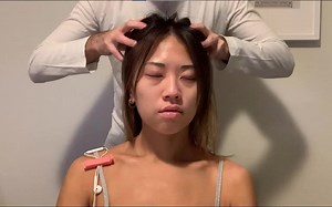 【Drew & Sharon】给女朋友做头皮按摩