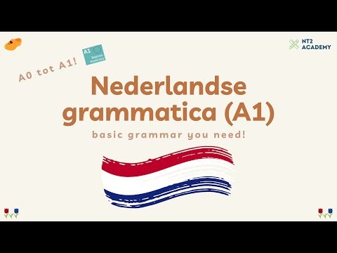 Essential Dutch GRAMMAR in 14 minutes! A0 | A1 #learndutch #nt2 #grammarlessons #crashcourse