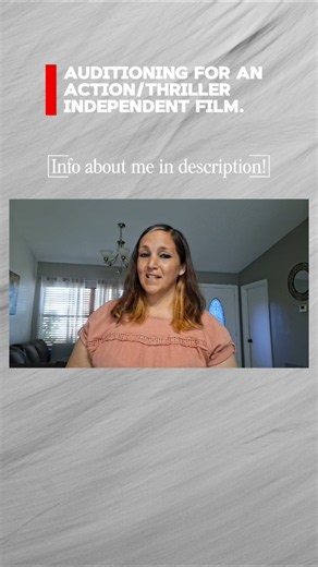 MY AUDITION FOR AN ACTION / THRILLER INDEPENDENT FILM! 🎬 #actress #audition #auditions #film #fyp