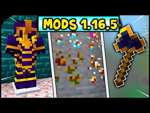 👍TOP 7 ARMOR, TOOL, and ORE MODS for Minecraft 1.16.5⭐