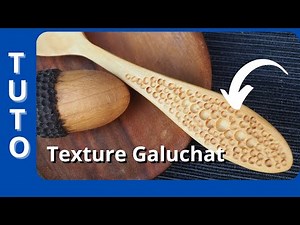 Sculpture sur bois - Comment faire une texture galuchat à la Dremel