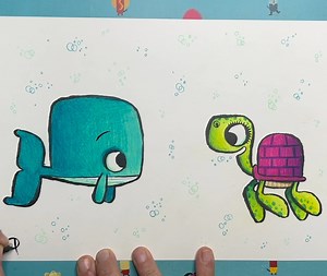 Tomorrow morning at 10am I’m going to be uploading the first of two brand new GIGANTIC-themed episodes of #DrawWithRob (the book is out in a couple of weeks’ time y’see). In the first ep I’ll be showing you how to draw the two leads. NB: this video is brought to you in support of my friends at Little People UK. | Rob Biddulph