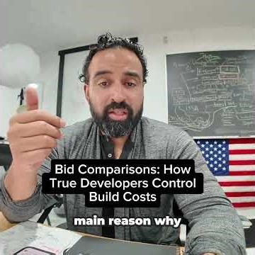 Bid Comparisons: How Real Developers Control Build Costs