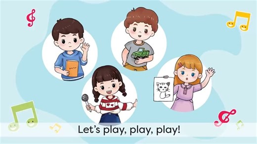 新交际一上 unit1-hello-Let's start activity 1