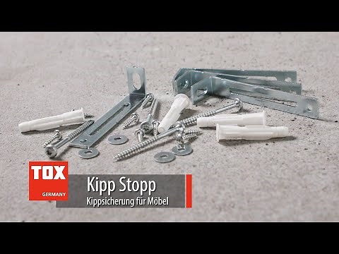 TOX Kipp Stopp - Kippsicherung für Möbel
