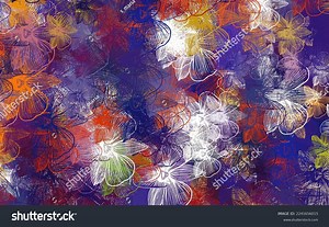 Light Blue Red Vector Doodle Template Stock Vector (Royalty Free) 2241656015 | Shutterstock