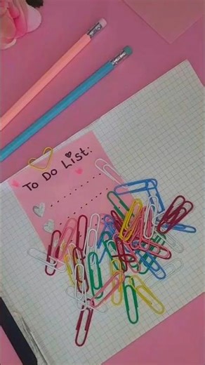 DIY Heart Paper Clips ❤️ so easy to make 😍 #diy #shorts