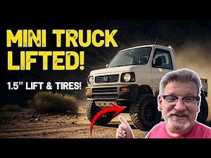 Honda Acty 1.5” Lift Kit Install: Squatted Mini Truck Transformation