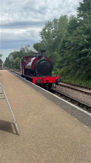 Locomotive “Newstead” couples with mk1 coaches. #trains #steamtrain #trainspotting