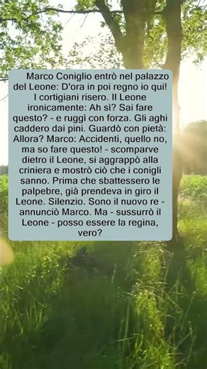 Marco Coniglio voleva rovesciare il Leone. Riuscirà a diventare il nuovo re?