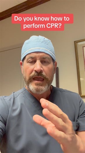 Learn CPR and save someones life #doctor #surgeon #medstudent #cpr #heartattack #heartdoctor ##fypツ | Dr. Jeremy London, MD