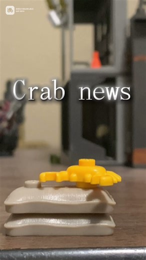 Crab news! (Episode:2) frog sacrifices himself for crab cuz thats the law💀