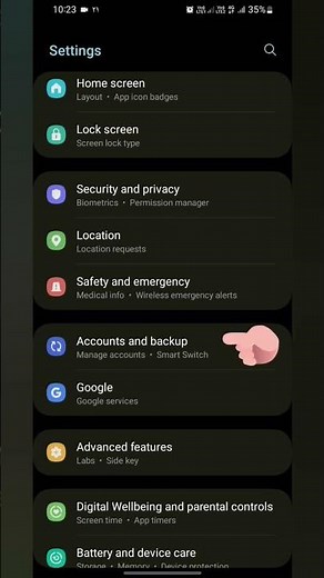 آموزش و نکات بازنشانی به تنظیمات کارخانه در گوشی های سامسونگ👍 #shorts #android #samsung