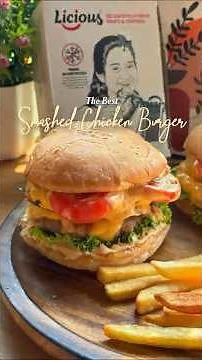 The Best Smashed Chicken Burger Recipe!