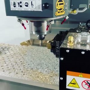 🔄 #Haas 4-Axis user @tom_machinist "Quite surprised by the rigidity of this setup 🔈 Started slow, and increased the feed rate. I’m sure I could have pushed it harder 🤠" #instamachinist #haascnc #tablife #cncmachining #5thaxis #fusion360 #brassisreal #instagood #machinistsounds | Haas Automation UK