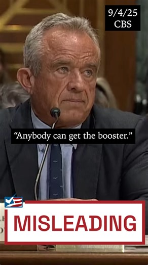 174K views · 1.5K reactions | COVID Vaccines Are Harder to Get, Despite Claims from HHS, RFK Jr. Link to the full story in the comments. | FactCheck.org | Facebook