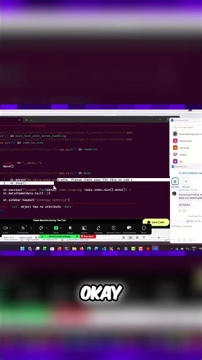 RBX Gas Trading Strategy: Debugging Errors and Code Availability #shorts