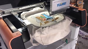 YUEMEI single head embroidery machine make a personalized pattern | Yuelong Sewing Equipment