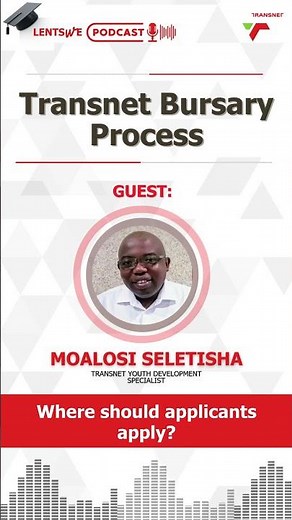 Transnet Bursary Process - Where should applicants apply?