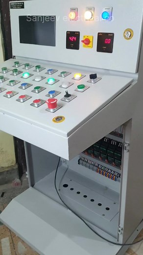 8.6K views · 107 reactions | Concrete batching plant control panel fully automatic with indicator display Sanjeev electrical co. #batchingplant #rmcplant #cp30rmcplant #Concreteplant #plant | Sanjeev electrical co. | Facebook