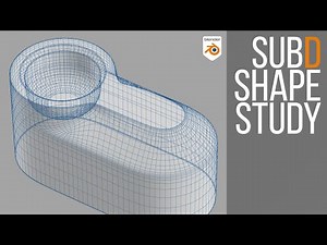 Hard Surface Modeling TUTORIAL - Subd Shape Study