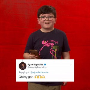 4.1K views | Det sødeste du ser på internettet i dag❤️ Archie Yates læser brugeranmeldelser af JOJO RABBIT! | 20th Century Studios | Facebook