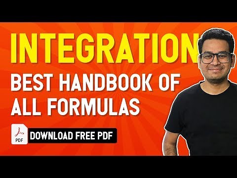 Indefinite Integration Important Formulas PDF | Indefinite Integration IIT JEE Tricks | JEE Main
