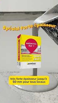 Ragréages sols intérieurs et extérieurs: Gamme Weberniv #weber #renovation