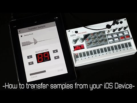 KORG VOLCA SAMPLE: How to Transfer samples [Tutorial] [Full HD]