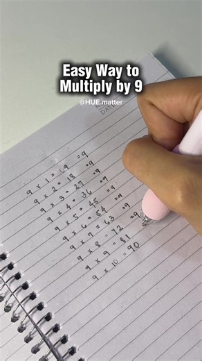 Multiply by 9 Trick: Easy Hand Method for Faster Math