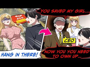 Right Before My Final Interview, I Saved a Woman With an AED & Showed Up Late![RomCom Manga Dub]