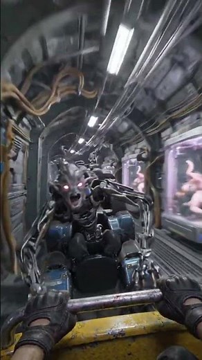 Terrifying Virtual Reality Roller Coaster Ride 🎢 (Sci-Fi Horror VR)