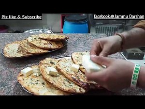 Amritsari Kulcha Hut ka Maharaja Kulcha At Jammu Bus Stand| jammu food tour