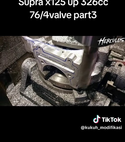 Mekanik Modifikasi Supra x125 hingga 326cc