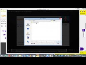 Demo - recording videos from Edgenuity