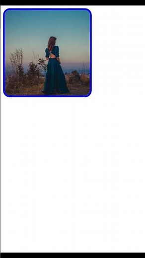 How to Add a Rounded Border to an Image Using HTML & CSS! 🔥 | #website