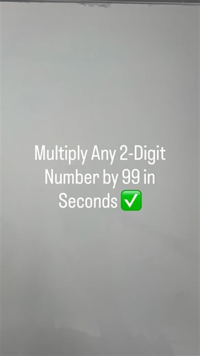 You’ve Been Multiplying by 99 WRONG Your Whole Life 🤯