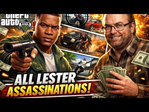All Franklin Assassination Missions | Lester’s Master Plan | GTA 5
