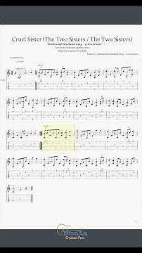 Cruel Sister (Traditional Scotland song - 17th century) Guitar Arrangement