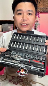 9.4K views · 91 reactions | Ganda sa DIY Fixing ng Car or Motor | 46PIECES Tool Set. | ₱250 ko nabili Click mo ang Yellow Basket dito sa Tiktok Video ko  https://vt.tiktok.com/ZSrBpkotc/ #toolset #tools #toolstoday #cartools#motorcycle #car | Lycopher car vlog | Facebook