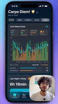 i turned my sleep data into a stock to fix my sleep😭